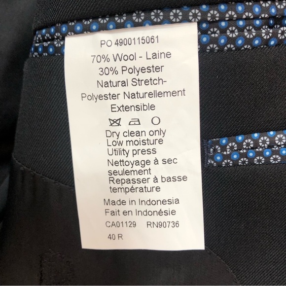 NWT Ralph Lauren Lattimore wool blend stretch fabric ultra flex jacket 40reg - Picture 7 of 11